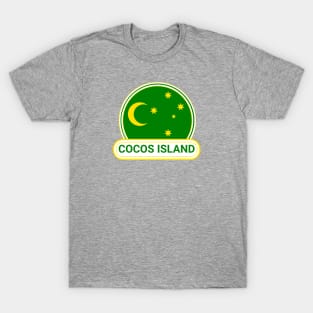 Australia Cocos Island Keeling Islands Country Badge - Cocos Island Flag - Keeling Islands T-Shirt